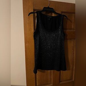 White House Black Market Tank Top with Bling Medium